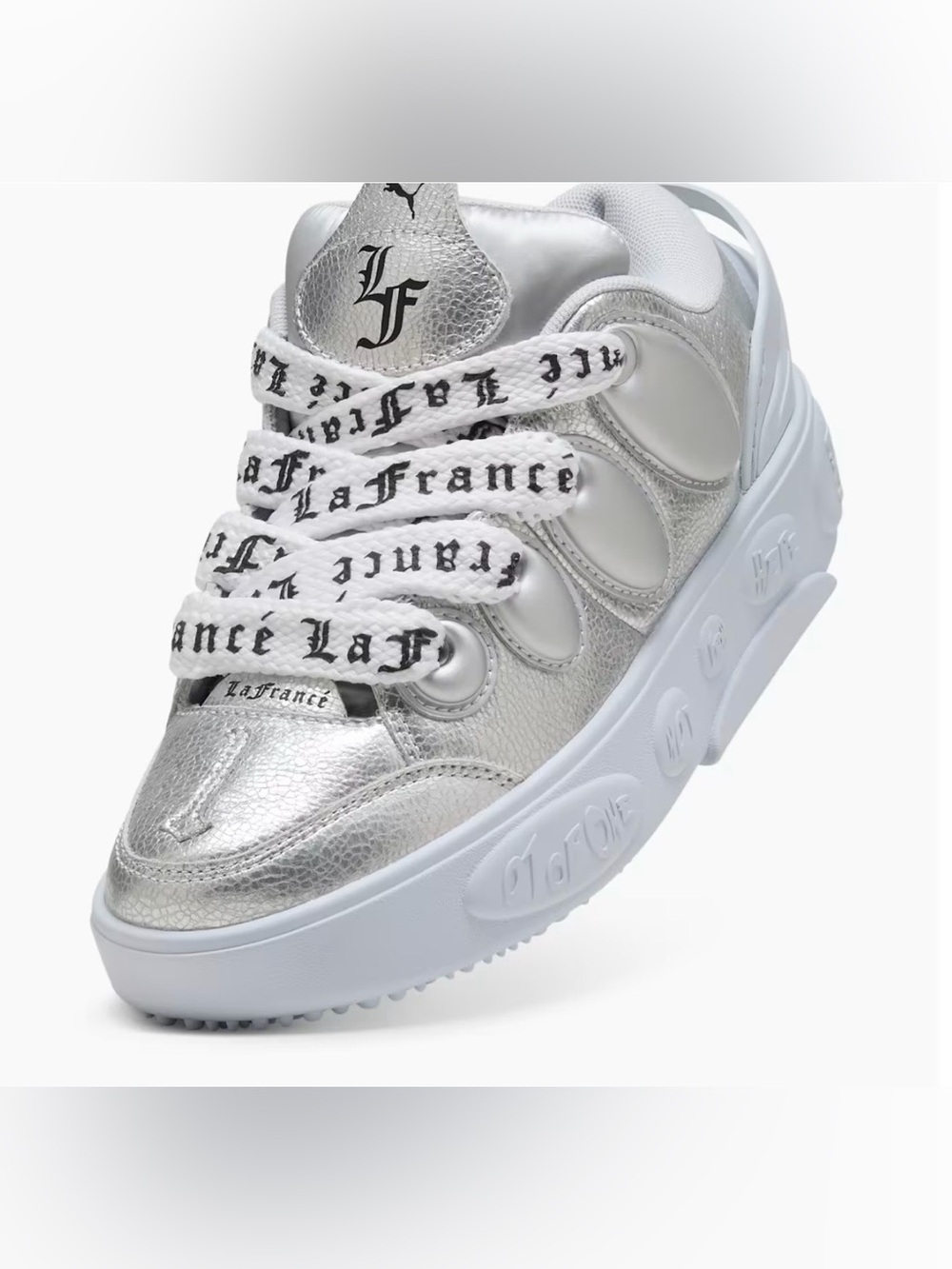 PUMA LaMelo Ball LaFrancé Chrome Silver Sneakers Women’s 8.5 Men’s 7 7Y